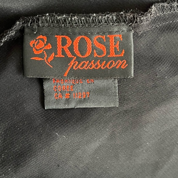 Vintage 90s Black Sheer Mesh Club Dress Open Back Asymmetrical Soft Goth Small - Picture 7 of 7